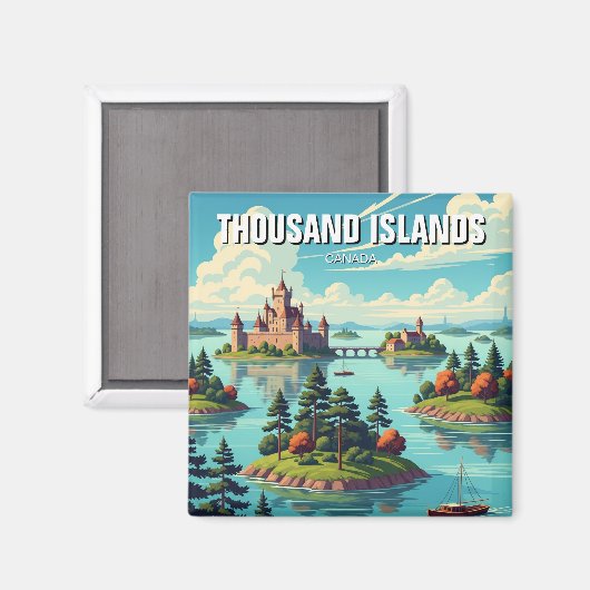 Tausende Inseln Ontario Kanada Magnet (Vorderseite/Rückseite)