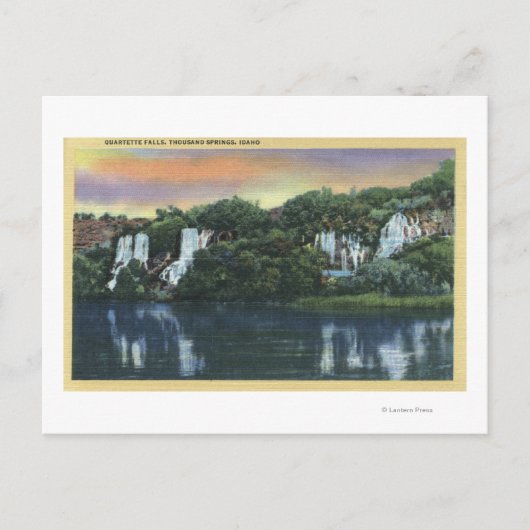 Tausende Quellen, IDQuartette Falls View Postkarte (Vorderseite)