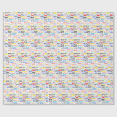 Tausende Wörter - 1000 Wörter Geschenkpapier (Flach)