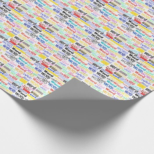 Tausende Wörter - 1000 Wörter Geschenkpapier (Ecke)