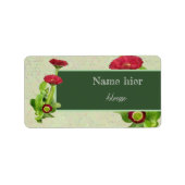 Tausendschön Adressaufkleber (Vorne)