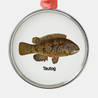 Tautog Fish Ornament Aus Metall