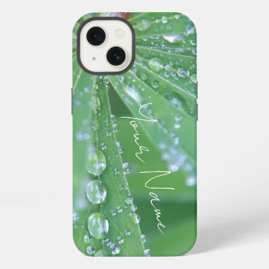 Tautropfen iPhone Hülle (Rückseite)
