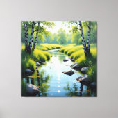 Tauwetter am Meadow Brook Leinwanddruck (Vorderseite)