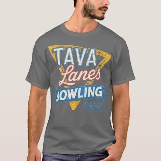 Tava Lanes Bowling T-Shirt (Vorderseite)