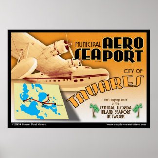 Tavares AeroSeaport-Poster Poster