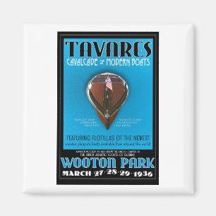 Tavares Cavalcade of Modern Boats Magnet