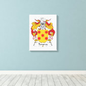 Tavares Familienwappen Leinwanddruck (Insitu (Holzboden))