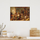 Tavern Scene - David Teniers Kunst Poster (Küche)