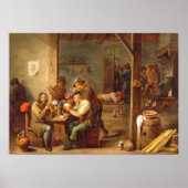 Tavern Scene - David Teniers Kunst Poster (Vorne)