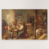 Tavern Szene, Teniers, flämische Art Jigsaw Puzzle (Horizontal)