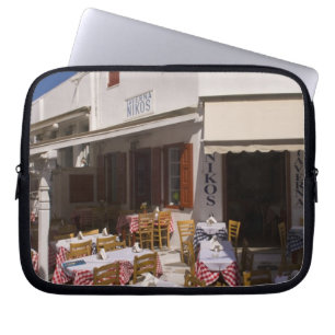 Taverna Nikos, Mykonos, Kykladen, Griechenland Laptopschutzhülle