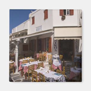 Taverna Nikos, Mykonos, Kykladen, Griechenland Magnet