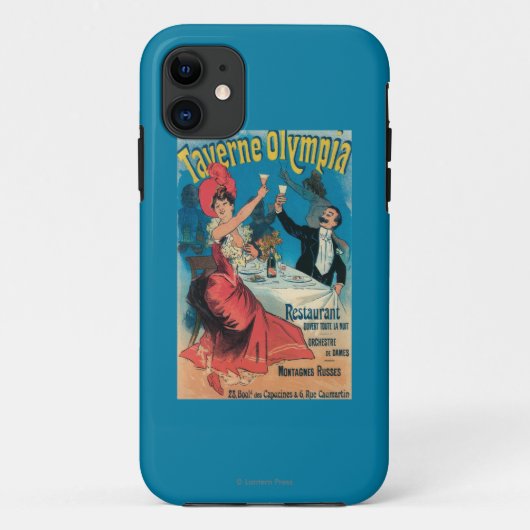 Taverne Olympia-förderndes Plakat Case-Mate iPhone Hülle (Rückseite)