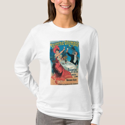 Taverne Olympia-förderndes Plakat T-Shirt (Vorderseite)
