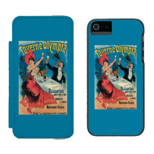 Taverne Olympia Werbeplakat Incipio Watson™ iPhone 5 Geldbörsen Hülle