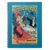 Taverne Olympia Werbeplakat Notizblock (Vorderseite)