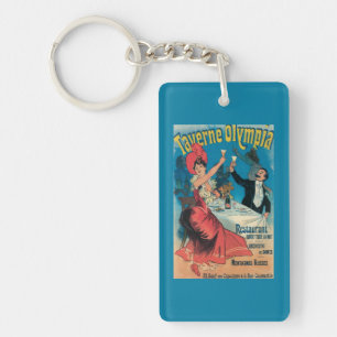 Taverne Olympia Werbeplakat Schlüsselanhänger