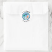 Tavernier - Florida Keys Runder Aufkleber (Tasche)