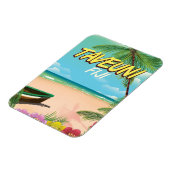 Taveuni Fiji Reiseplakat Magnet (Linke Seite)