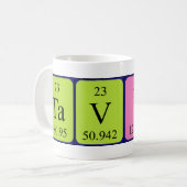 Tavio Periodenname Tasse (Vorderseite Links)