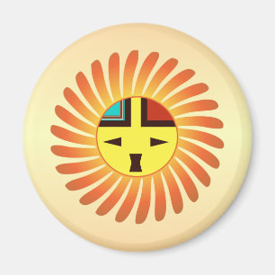 Tawa Kachina - Sunface Kühlschrank-Magnet Magnet