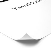 Tawakkaltu ‘Ala Allah – Arabic Thuluth Minimal Art Fotodruck (Ecke)