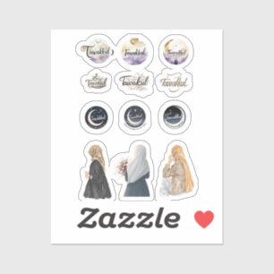 Tawakkul Islamisches Sticker-Set GlaubensInspirier Aufkleber