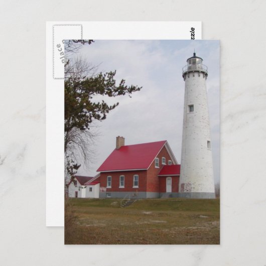 Tawas Lighthouse Postcard Postkarte (Vorne/Hinten)
