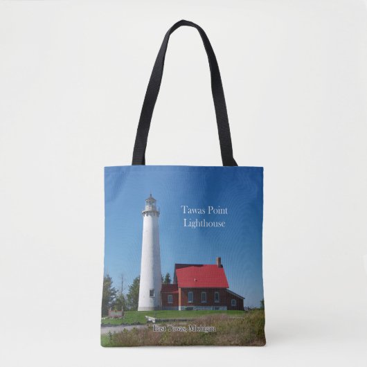 Tawas Point Lighthouse auf der ganzen Tasche (Vorderseite)