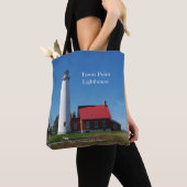 Tawas Point Lighthouse auf der ganzen Tasche (Von Nahem)
