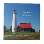 Tawas Point Lighthouse Fliesen (Vorderseite)