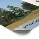 Tawas Point Lighthouse - Michigan Poster (Ecke)