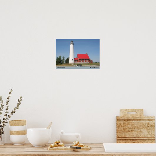 Tawas Point Lighthouse - Michigan Poster (Küche)