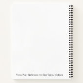Tawas Point Lighthouse Notebook Notizblock (Rückseite)