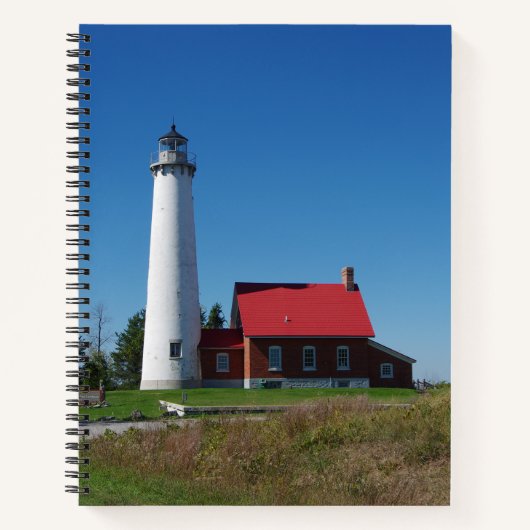 Tawas Point Lighthouse Notebook Notizblock (Vorderseite)