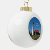 Tawas Point Lighthouse-Ornament Keramik Kugel-Ornament (Links)