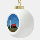 Tawas Point Lighthouse-Ornament Keramik Kugel-Ornament (Rechts)
