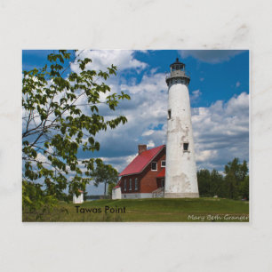 Tawas Point Lighthouse Postkarte