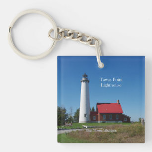Tawas Point Lighthouse Schlüsselkette Schlüsselanhänger