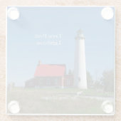 Tawas Point Lighthouse Untersetzer (Rückseite)
