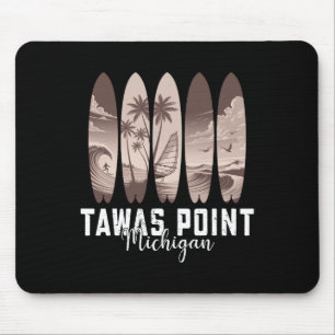 Tawas Point Michigan Surfbrett Männer Frauen Surfe Mousepad