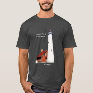 Tawas Punkt-Leuchtturm-Shirtdunkelheit T-Shirt