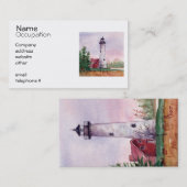 Tawas Punkt-Leuchtturm-Visitenkarten Visitenkarte (Vorne/Hinten)