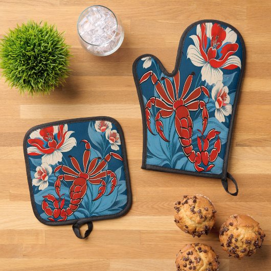 Taweret Ofenhandschuh & Topflappen-Set