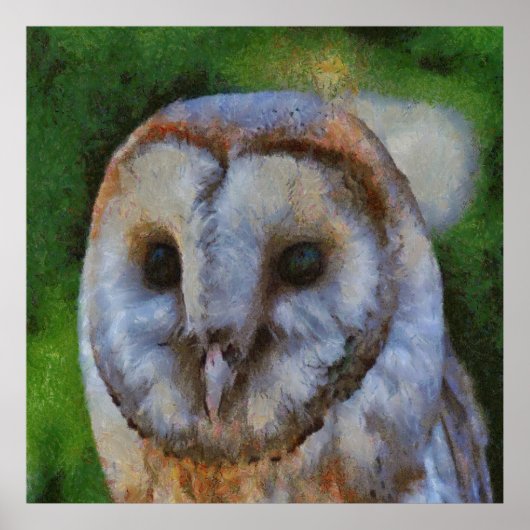 Tawnschale in Pointillismus Art Poster (Vorne)
