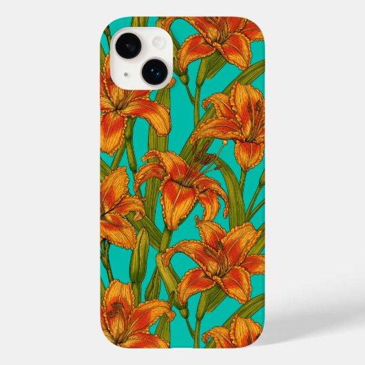 Tawny Dailily Blume Case-Mate iPhone Hülle (Rückseite)
