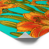 Tawny Dailily Blume Poster (Ecke)