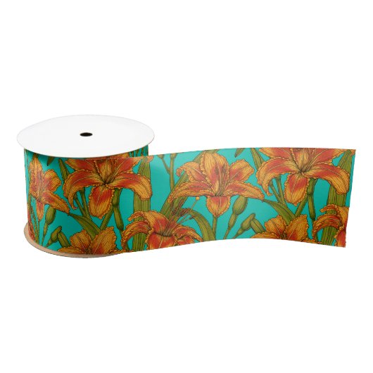 Tawny Dailily Blume Satinband (Spule)