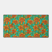 Tawny Dailily Blume Schreibtischunterlage (Vorderseite)